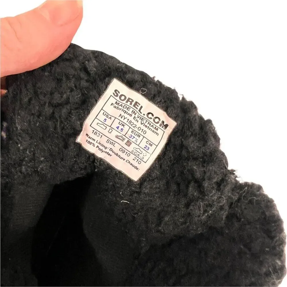 Sorel Tivoli Snow(Youth) NY1822 010 Boots Winter Shoes Size 5